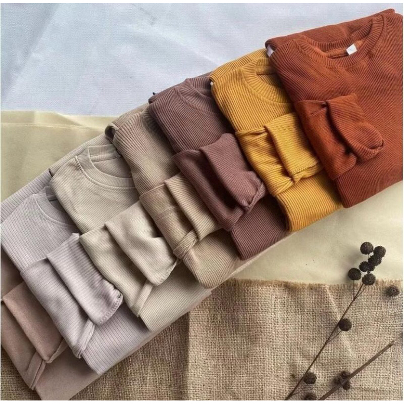 KAOS RIB PREMIUM / KAOS GROSIR / KAOS RIB PREMIUM TEBAL / KAOS LENGAN PANJANG TERMURAH