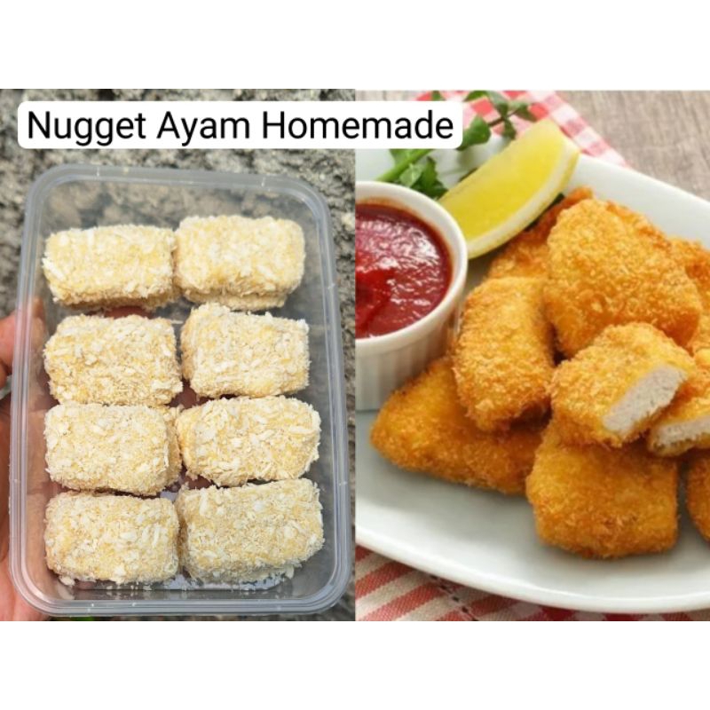 

Nugget Ayam Homemade / nugget crispy / nugget original / Frozen food / bekal anak / makanan beku
