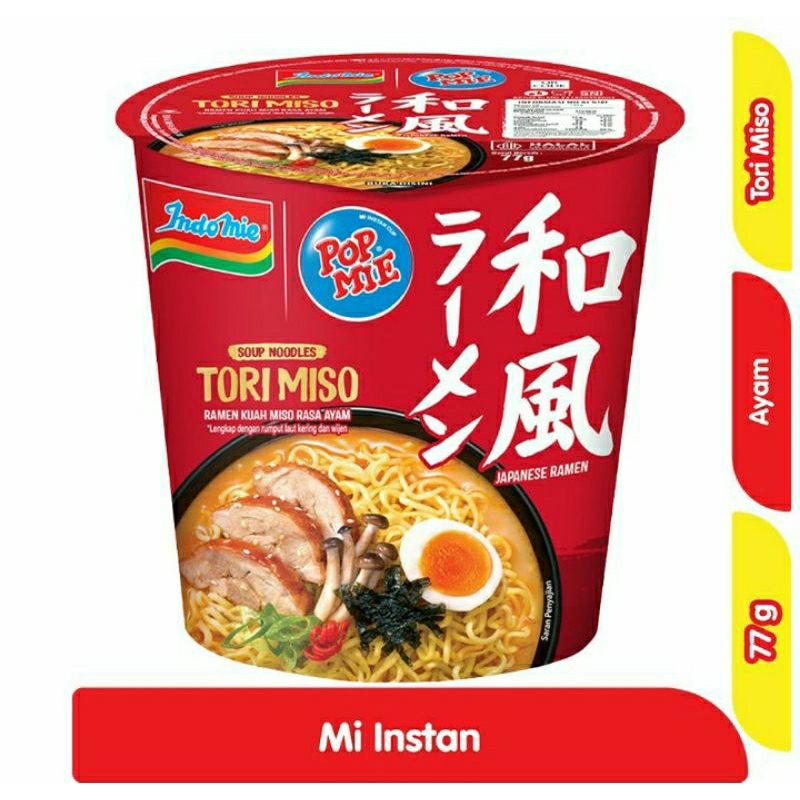 POP MIE MIE INSTAN TORI MISO 77 GRAM