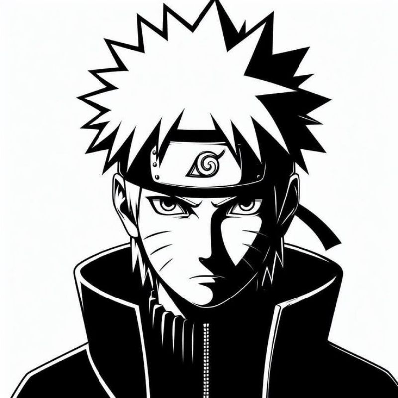 

stiker cutting naruto size 23x20 cm