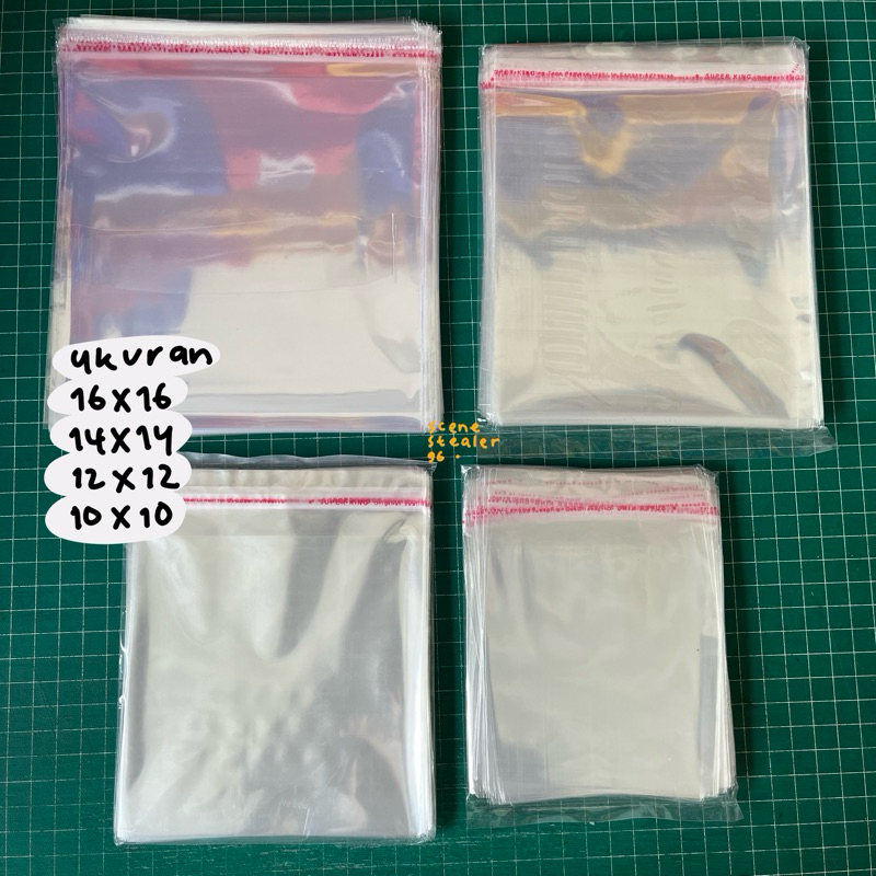 

PLASTIK OPP LEM BERBAGAI UKURAN