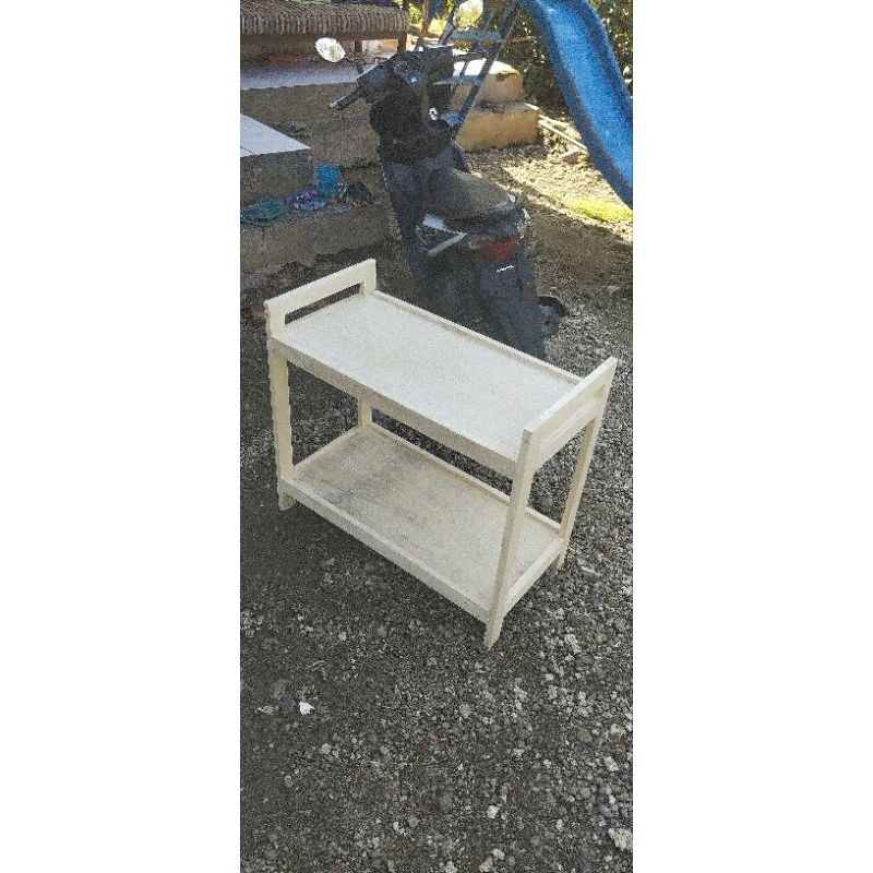 Meja Kompor 2 tungku / Meja serbaguna dapur