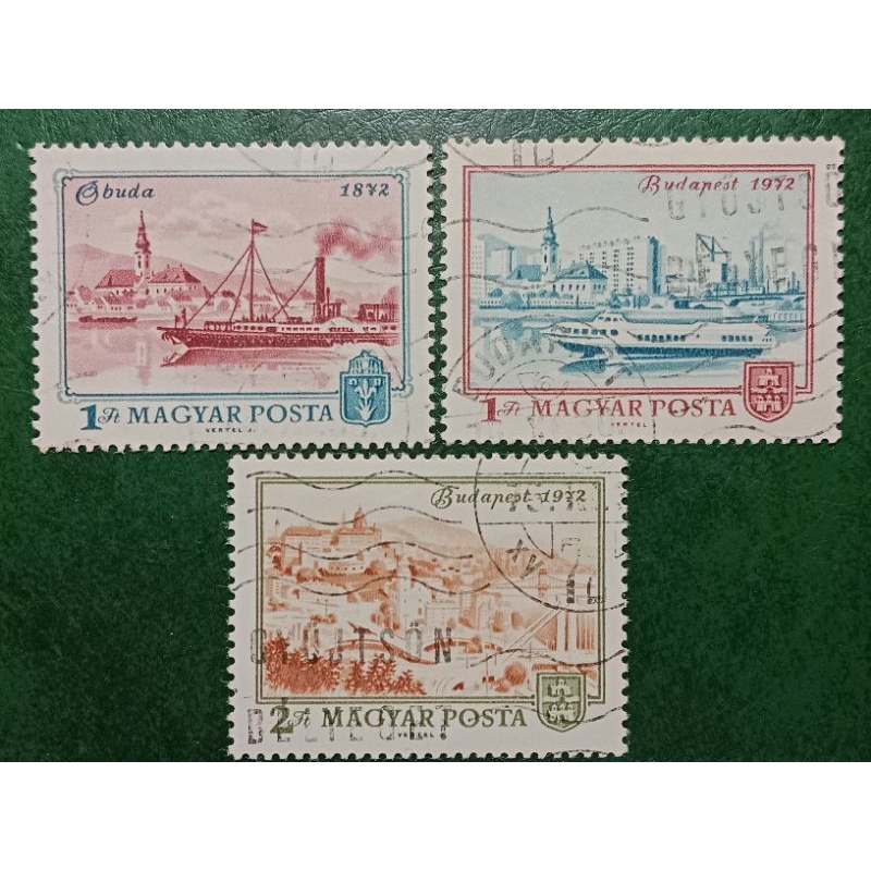 

Prangko Hungaria 3 Pcs Tahun 1972 USED