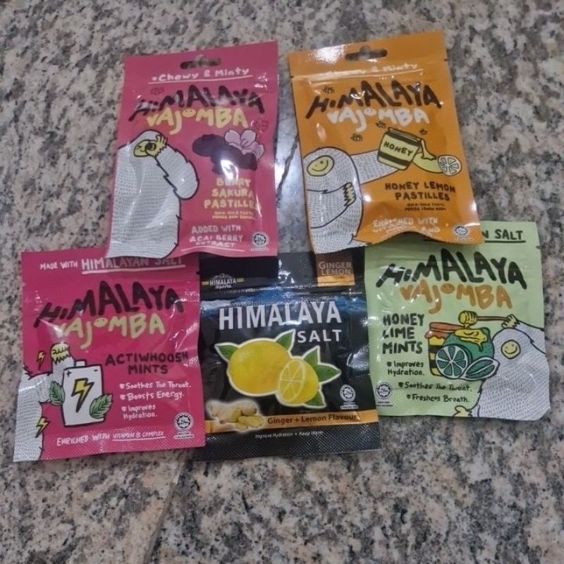 

himalaya vajomba chewy and minty , permen himalaya salt