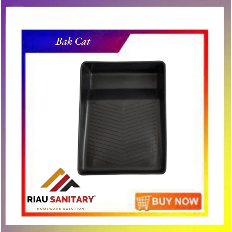 Bak Cat Hitam Roller | Wadah Cat Tembok / Epoxy | Tray Cat Plastik Anti Pecah