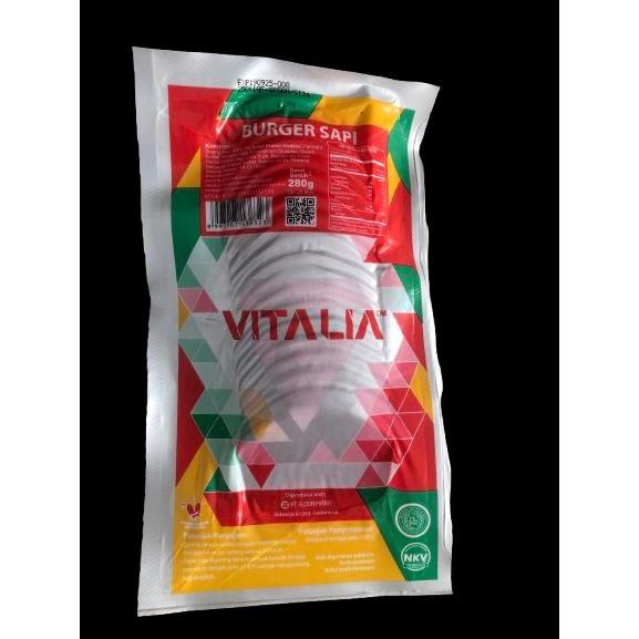 

VITALIA DAGING BURGER SAPI 280GR & 250GR