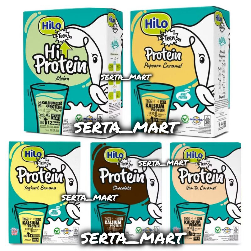 

Hilo Teen Vanilla / Chocolate / Yoghurt Banana / Popcorn / Biscuit Caramel Box 250gr / 500gr - Susu Tinggi Kalsium