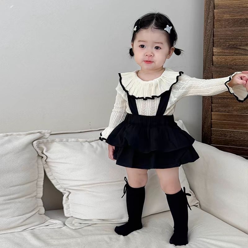 Skirt Korean Style Anak Perempuan Usia 1-4 Tahun Bahan Cringkel / Celana Rok Anak Kecil Perempuan