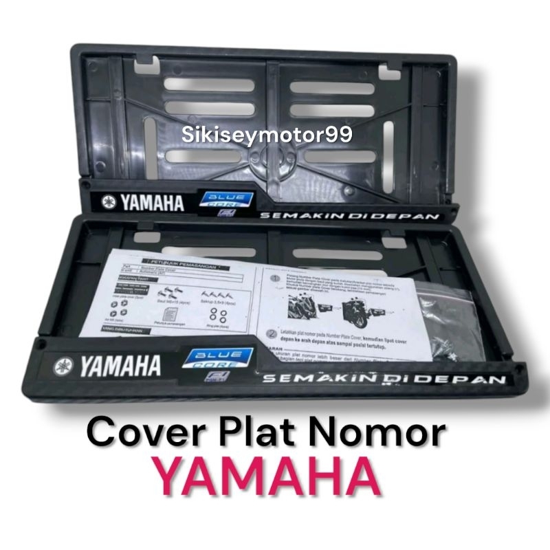 COVER PLAT NOMOR MOTOR YAMAHA BINGKAI PLAT NOMOR MOTOR