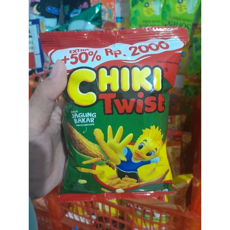 

SNACK CHIKI TWIST JAGUNG BAKAR 23GR