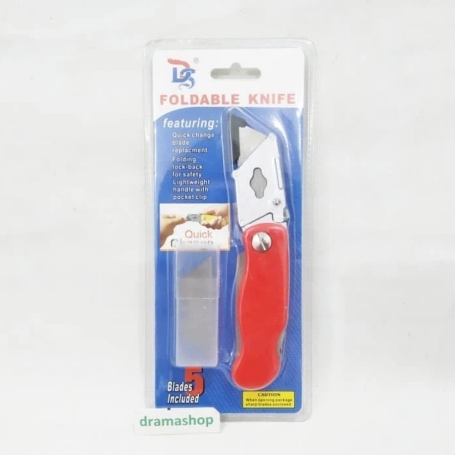 

Pisau Cutter cuter Kater Lipat Foldable utility Knife Serba Guna