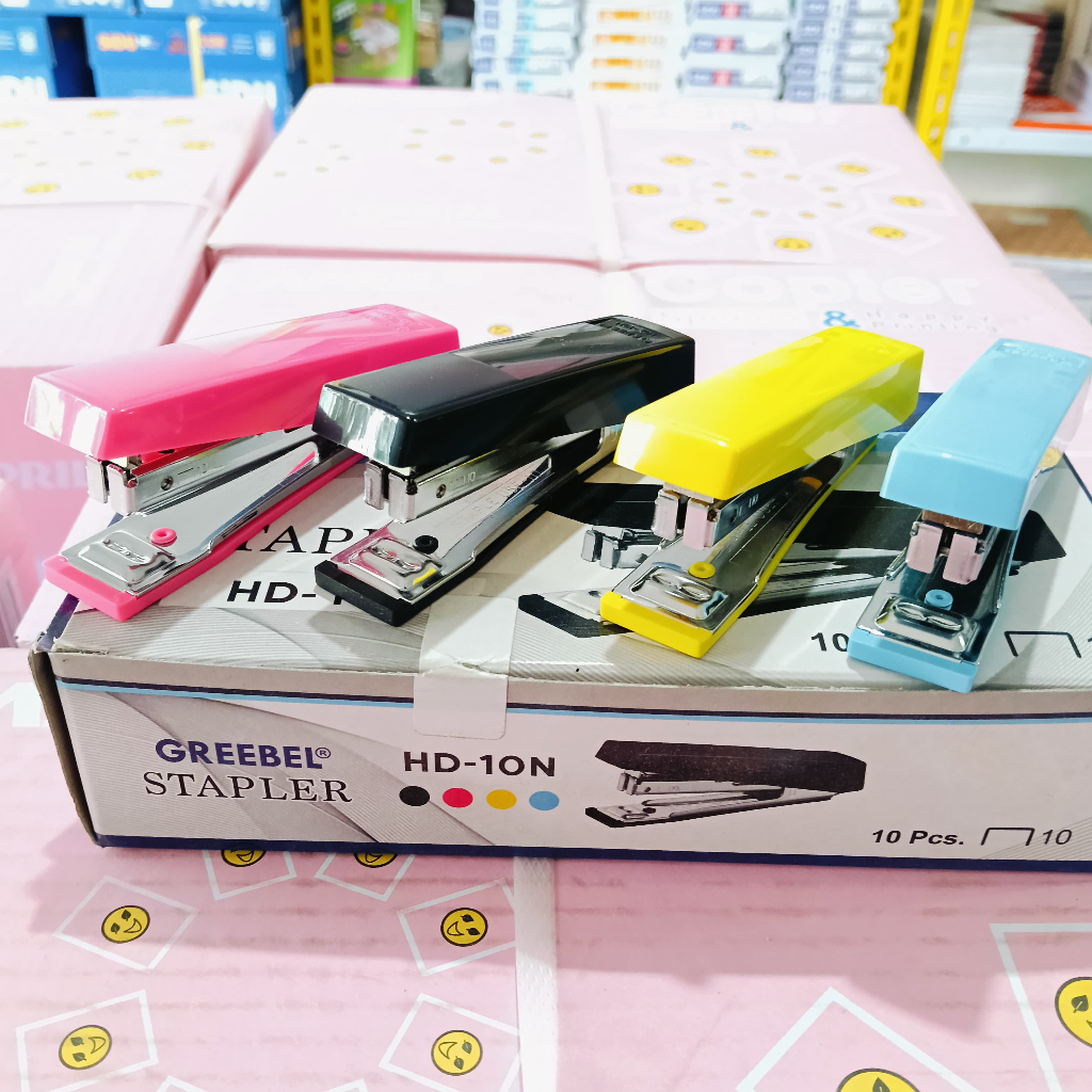 

STAPLES KECIL GREEBEL STAPLER HD-10 WARNA WARNI