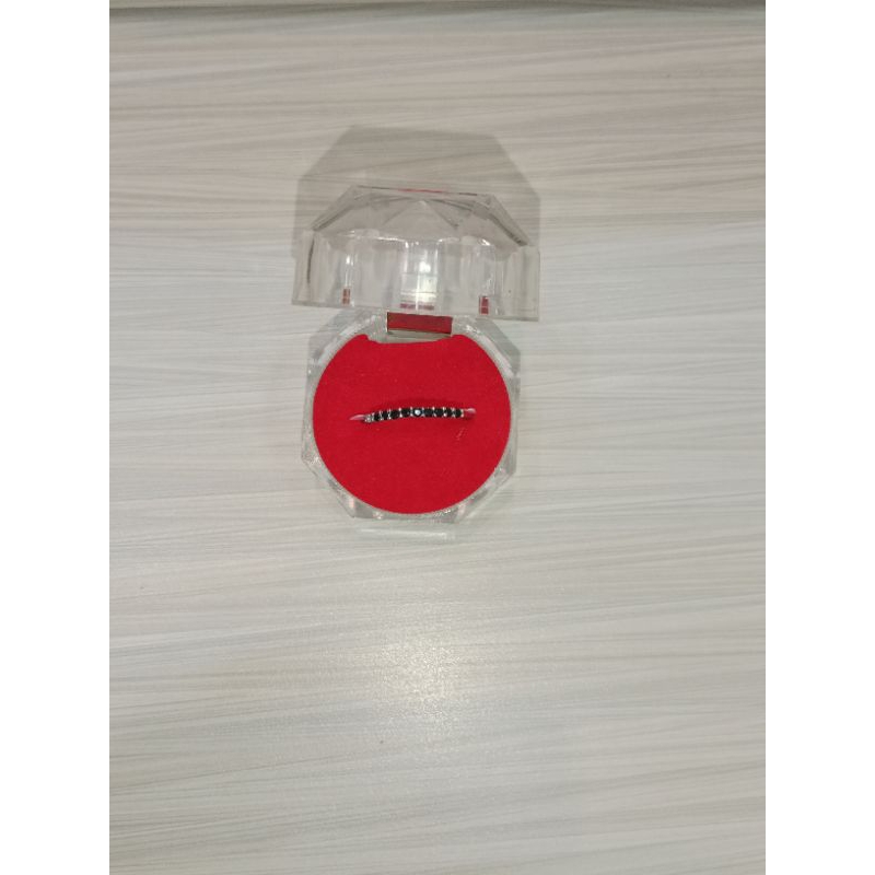 Cincin Listring Mata Hitam 925