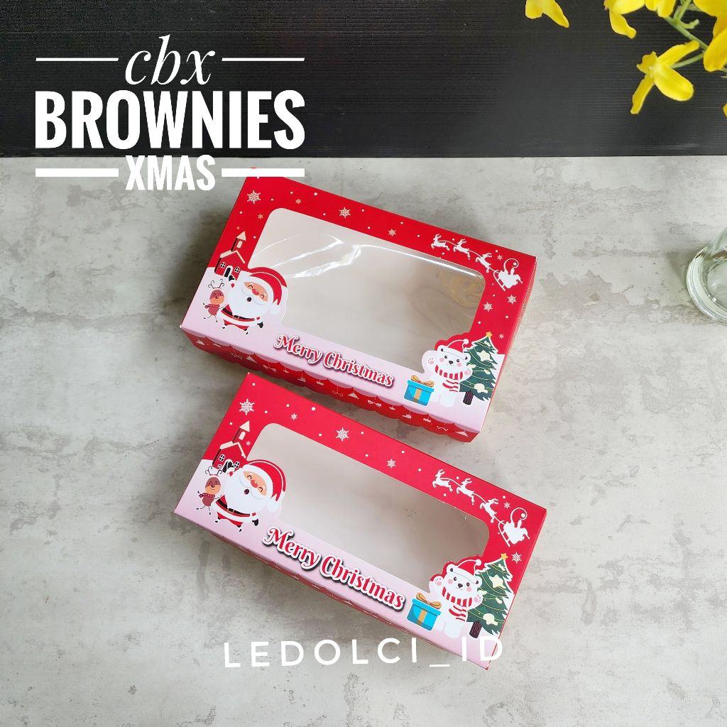 

(5 PCS) BOX CAKE BROWNIES NATAL LEBARAN NICOLE