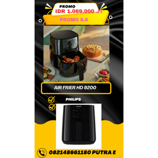 AIRFRYER PHILIPS Essential COMPACT HD9200 /90 HD 9200 AIR FRYER FRIER PHILIPS