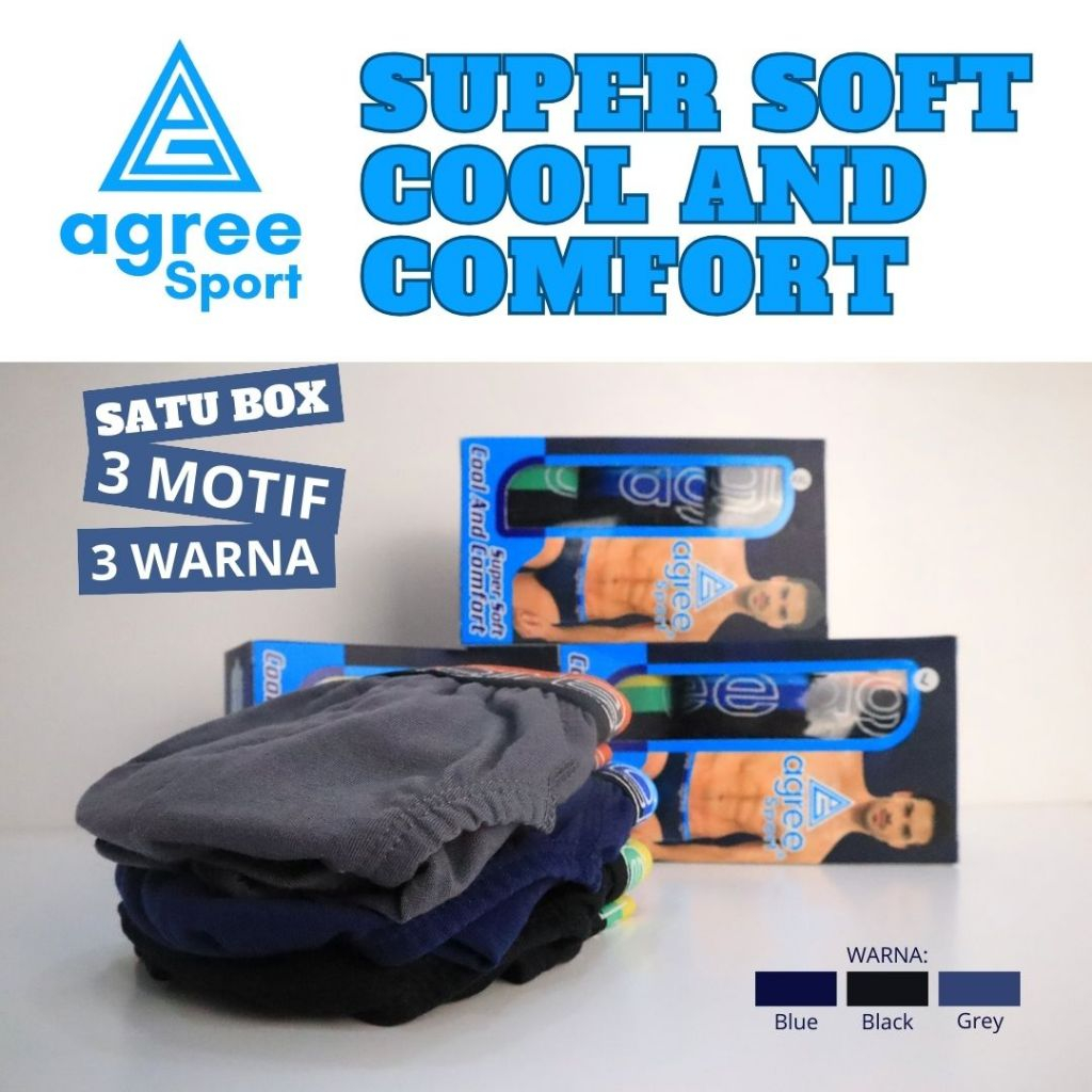 Celana Dalam Pria Agree 2326 | CD Pria Dewasa bahan Katun