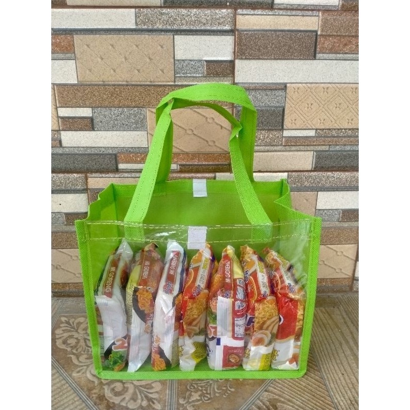 

Tas Hampers Sponbond Kombinasi Mika