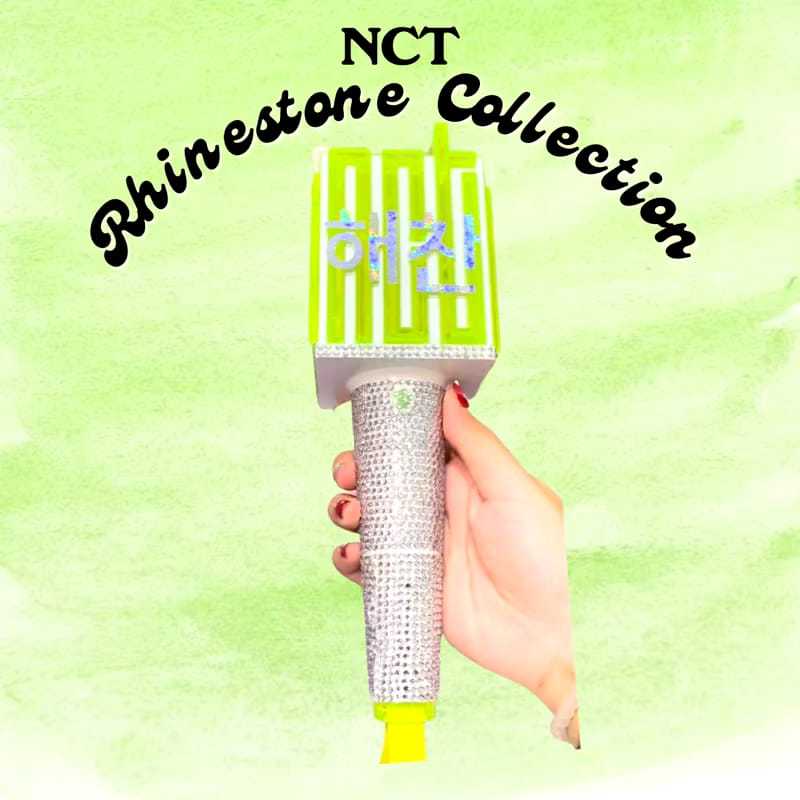 

RHINESTONE NEOBONG NCT LIGHT STICK (Sticker saja bukan light stick)