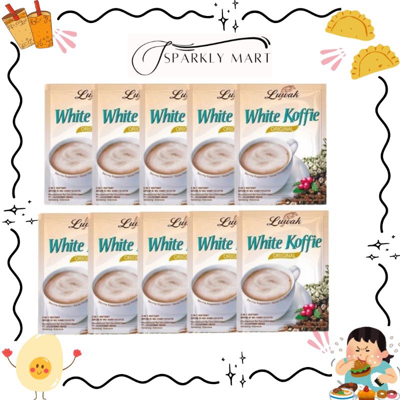 

KOPI LUWAK WHITE KOFFIE ORIGINAL 1 RENCENG ISI 10 X 20GR