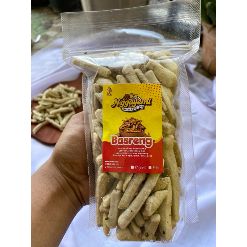 

Basreng Stick Original Premium 200gr Daun jeruk Renyah Asin Gurih Termurah Terenak
