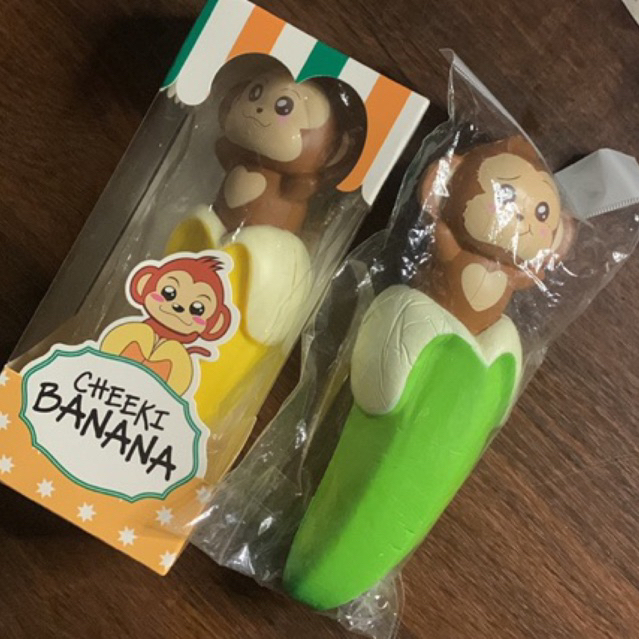 SQUISHY SALE Cheeki banana by punimaru squishy| mainan | murah