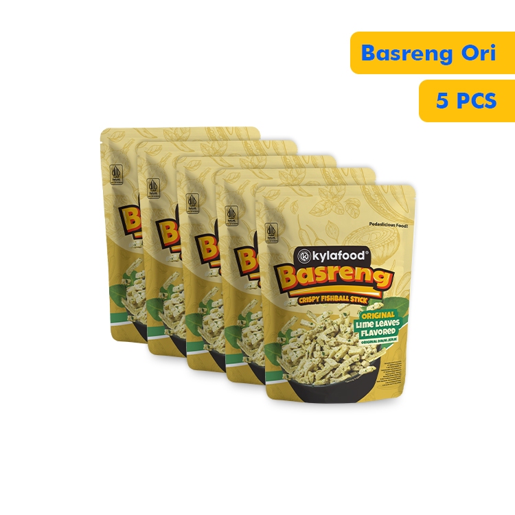 

Kylafood basreng original daun jeruk isi 5 pcs