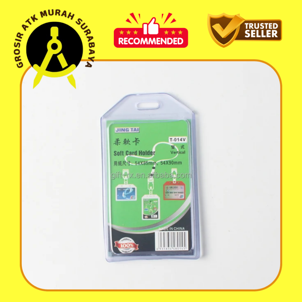 

Soft Card Holder T014V Tempat ID Card Single Side Satu Sisi