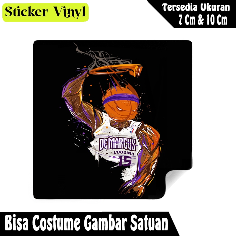 

Radit667 Stiker Sticker Pemain Basket Demarcus Cousins Monster Dunk Bahan Vynil Tahan Air Bisa Custom Gambar