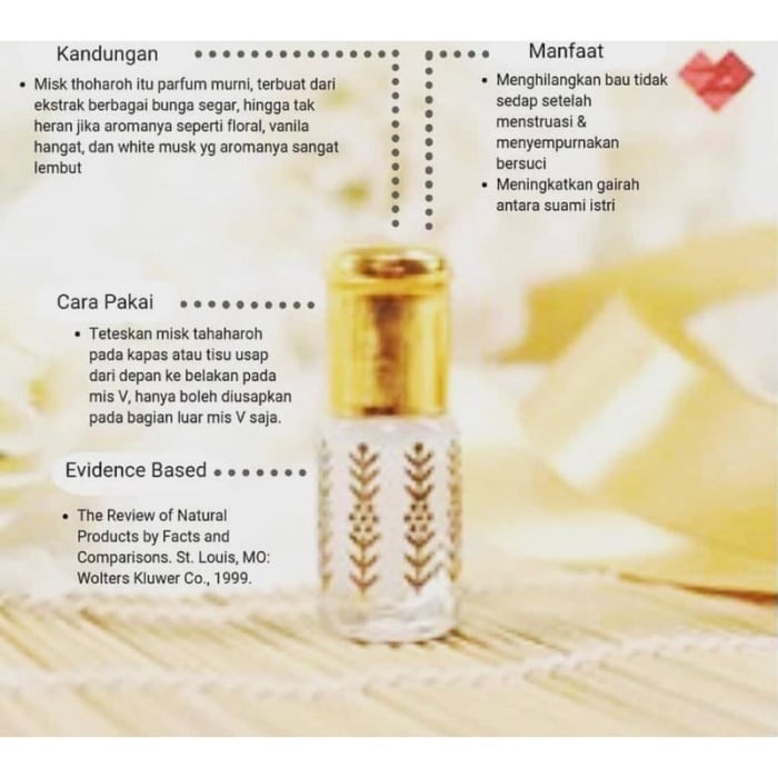 {PRIVASI AMAN & TERJAGA} Parfum Misk Thaharah Miss V OriginaL 3ML