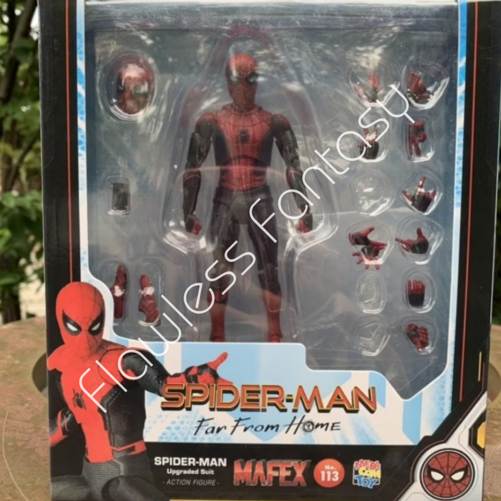 Mafex No. 113 Spiderman Upgraded Suit Far From Home Action Figure