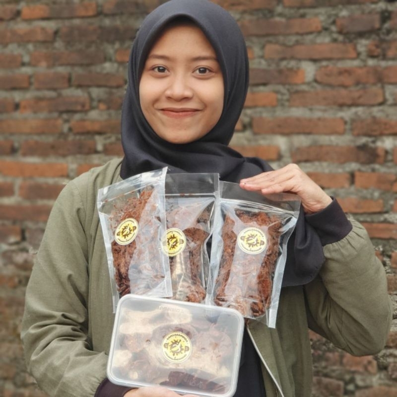

RAMADAN Paket Bundling 3 Pouch + 1 BIG SIZE - KERIPIK PISANG LUMER - Snack Kekinian Manis Rasa Coklat