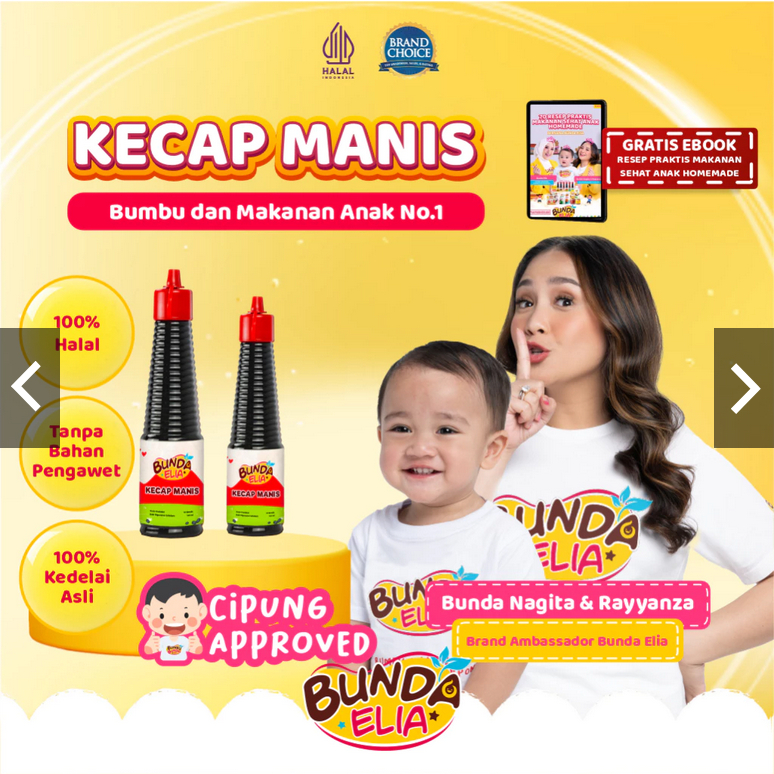 

Bumbu Bunda Elia Kecap Manis Organik/Kecap ManisBumbu Bunda Elia Kecap Manis Organik/Kecap Manis