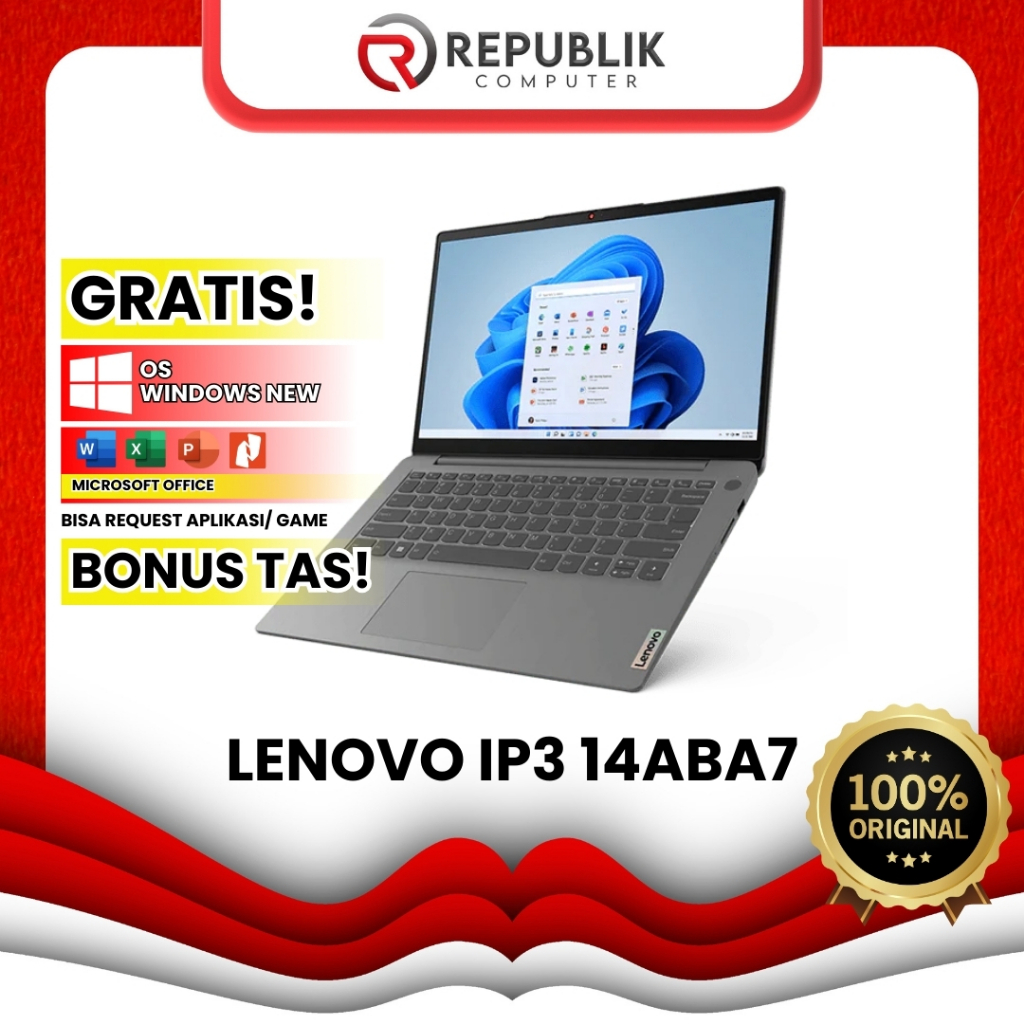 LENOVO IDEAPAD 3 14ABA7 RYZEN 5 RAM BESAR PENYIMPANAN BESAR