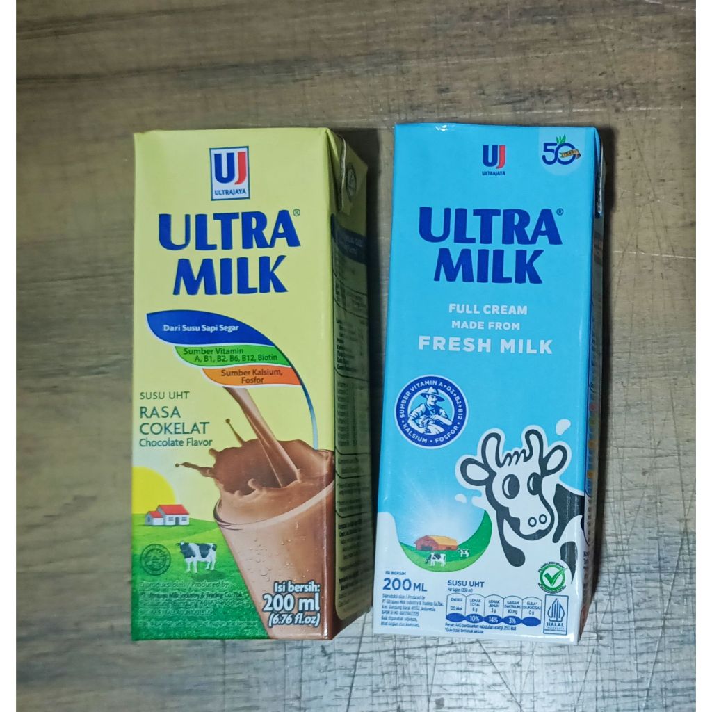 

Ultra Milk Susu UHT 200ml 1 Dus isi 24