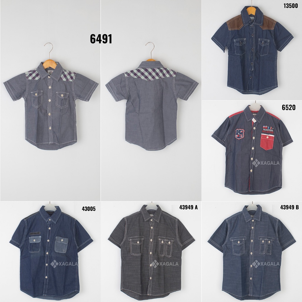 CUCI GUDANG EZIO KIDS KEMEJA ANAK LAKI LAKI TANGAN PENDEK PART 9