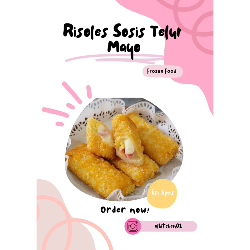 

RISOL (RISOL MAYO, RISOL AYAM PEDAS, RISOL MENTAI)