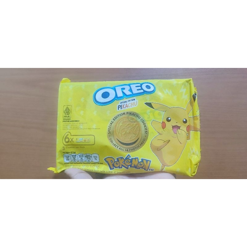 

OREO SPESIAL EDITION POKEMON PIKACHU COOKIES 165,6GRAM (6X27,6GRAM)