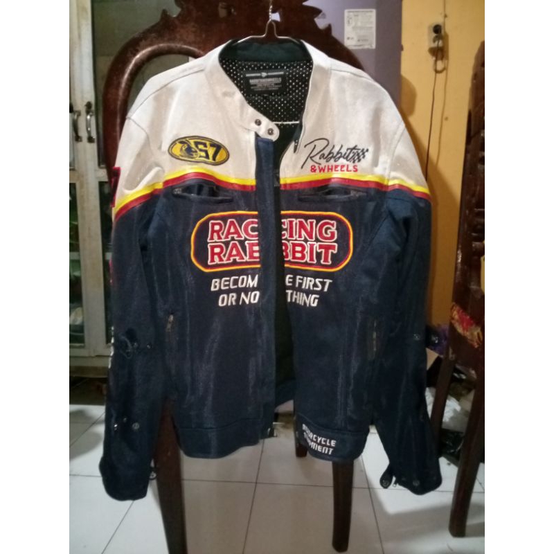 Jaket mesh Rabbit and wheels ocean size L