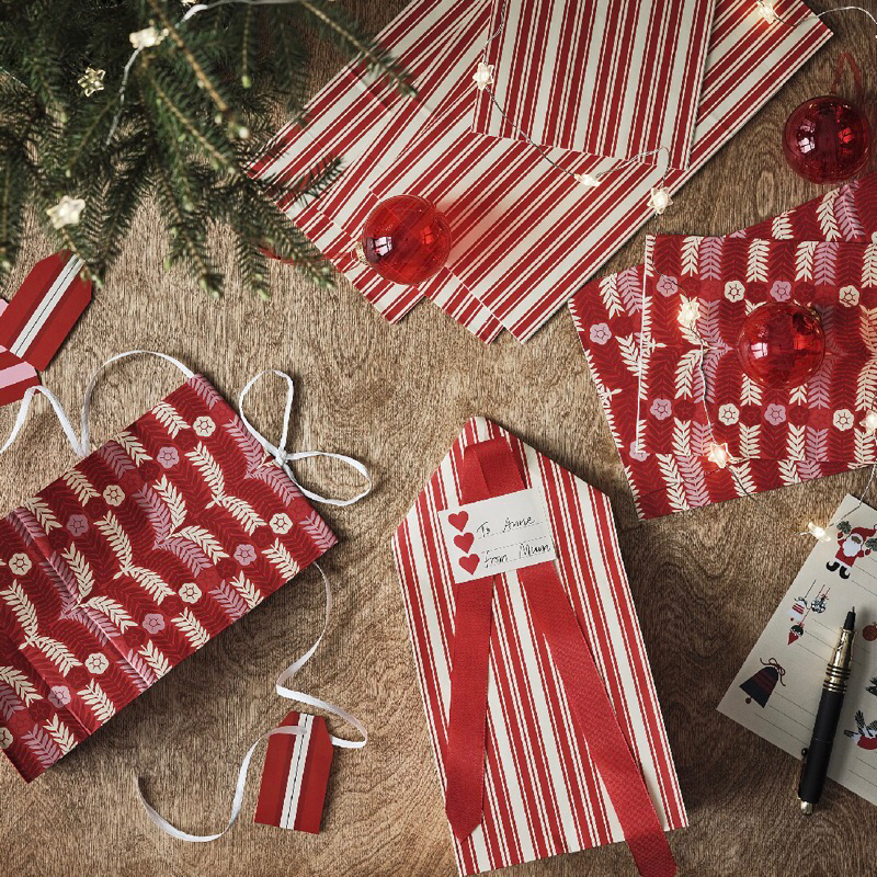 

Dekorasi Natal, tas kertas / kantong kertas