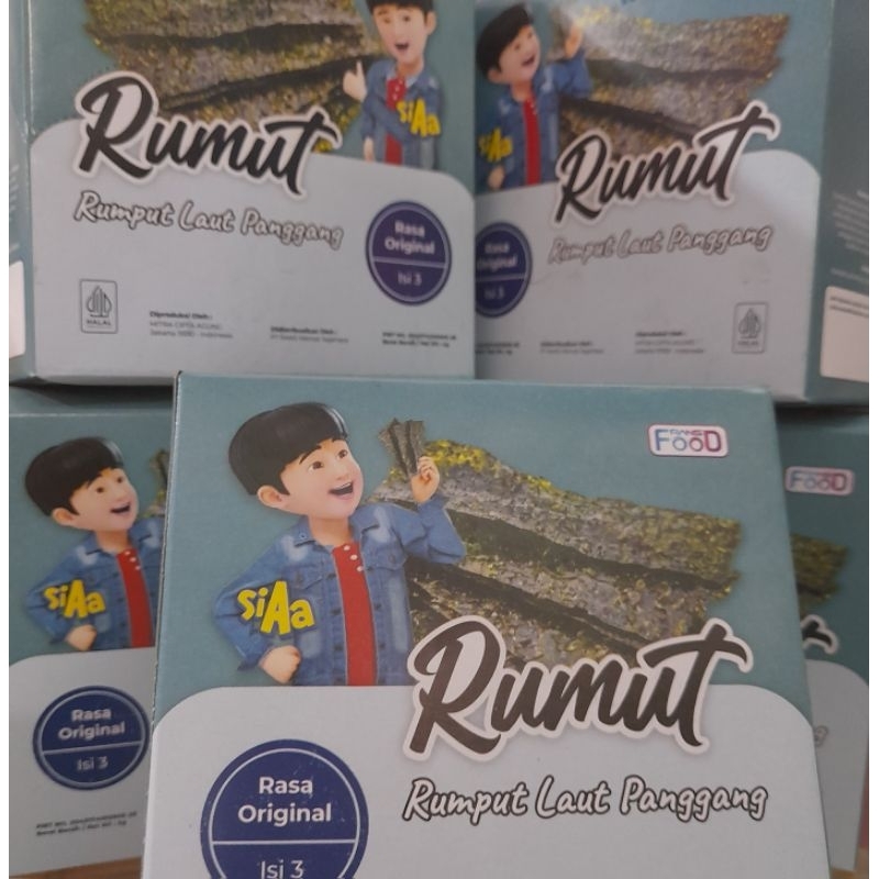 

Rumut, rumput laut panggang