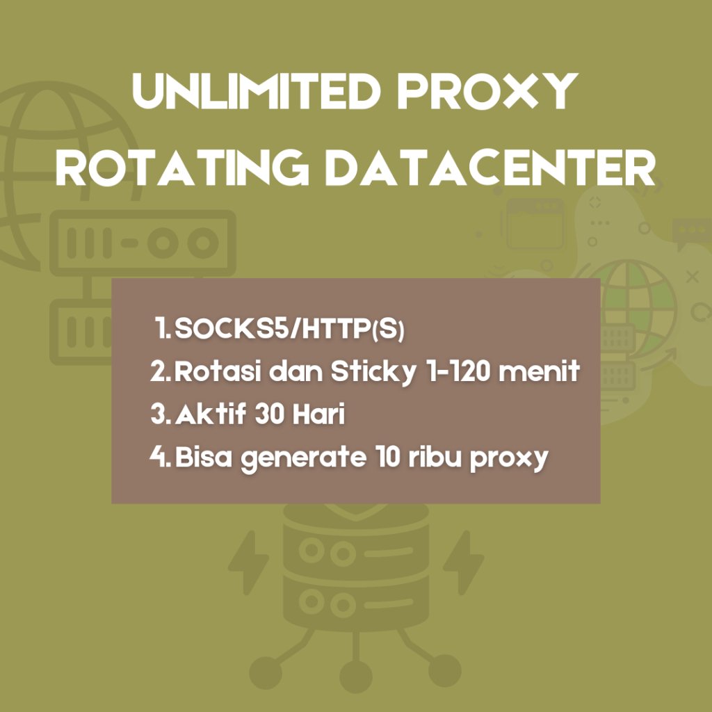 Unlimited Proxy Rotating Datacenter