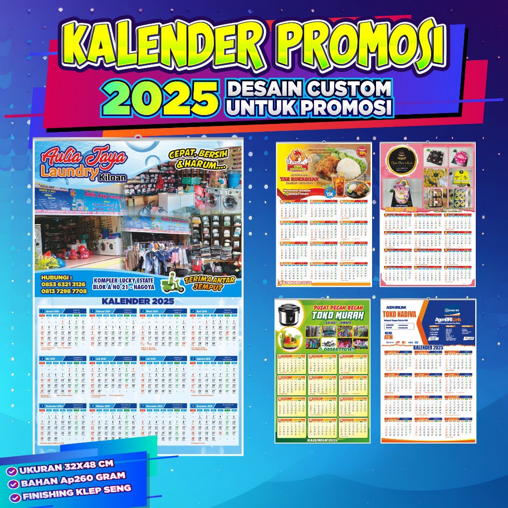 

CETAK KALENDER PROMOSI KALENDER BISNIS 2025 DESAIN CUSTOM