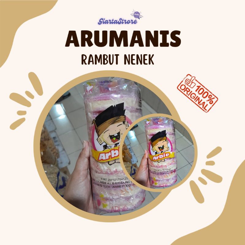 

Arumanis Arbie/Rambut Nenek Viral/Jajanan Jadul