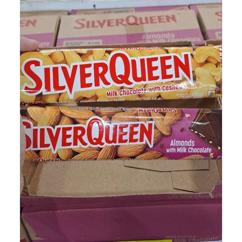 

SILVERQUEEN CASHEW NUT 58GR ALMOND SILVERQUEEN 58GR