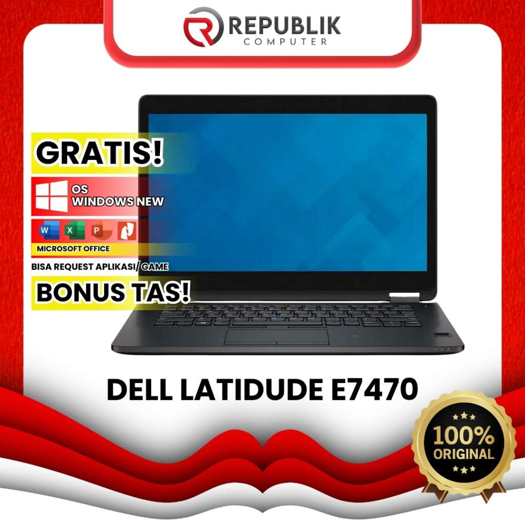 DELL LATIDUDE E7470 CORE I7 TERMURAH BERGARANSI RAM BESAR