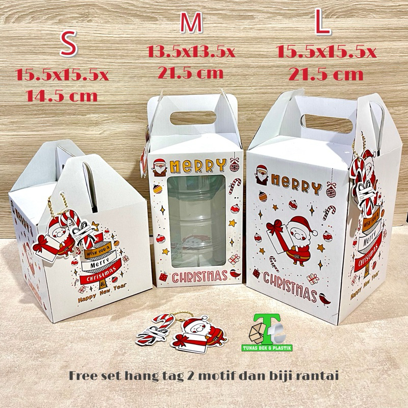 

Gable Box Natal Dus Hampers Kue Natal | Dus Toples Natal | Box Kue Kering Natal | Box Christmas Hampers | Kotak Kue Natal | Box kue imlek | Tas Souvenir Christmas | Hampers Natal Christmas | Kotak toples natal | Hadiah Natal | Kotak Kado Natal