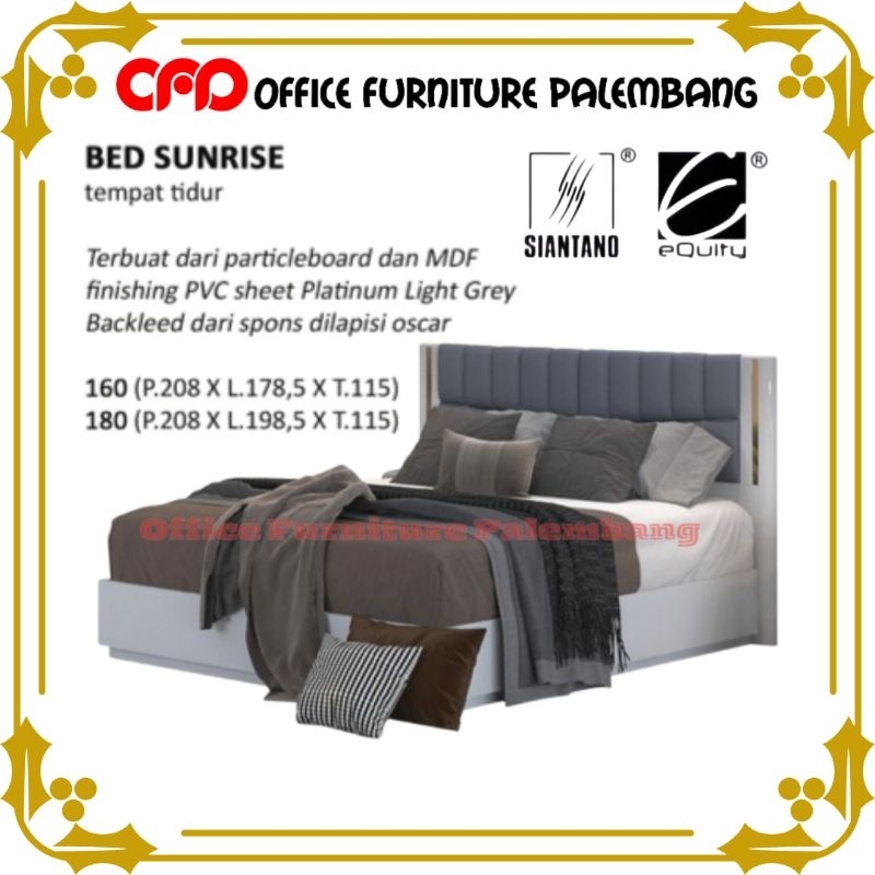 ranjang kasur siantano BED SUNRISE divan matras rangka tempat tidur