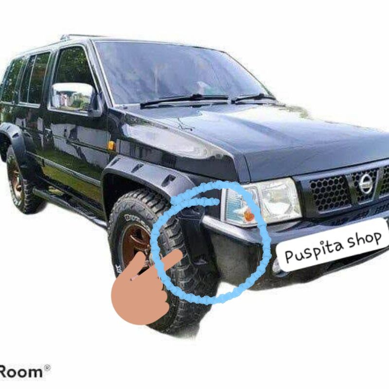 over fender bemper depan nissan terrano 2003 2004 2005 2005 satuan