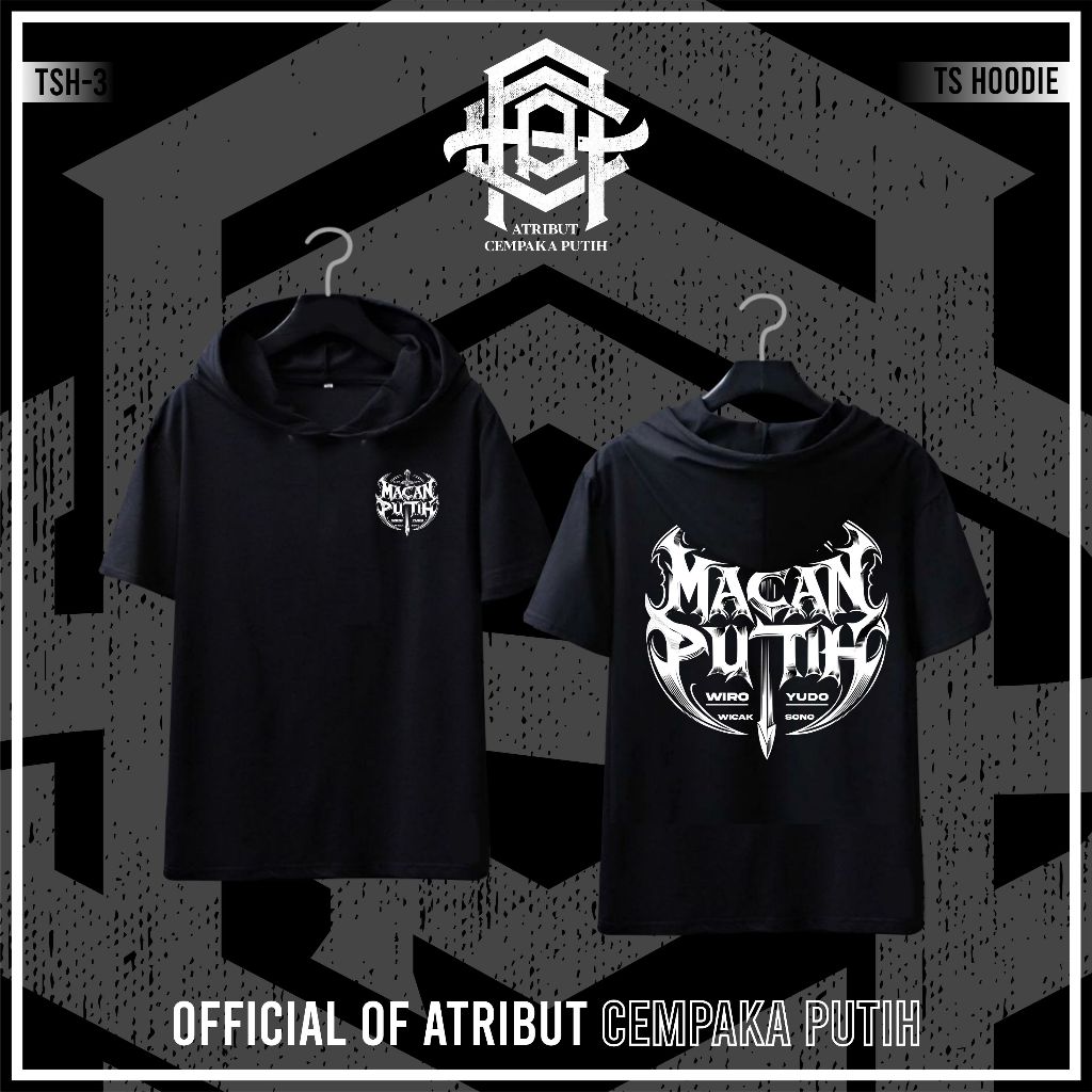 TS HOODIE PSCP | TS HOODIE CEMPAKA PUTIH | TS HOODIE MACAN PUTIH