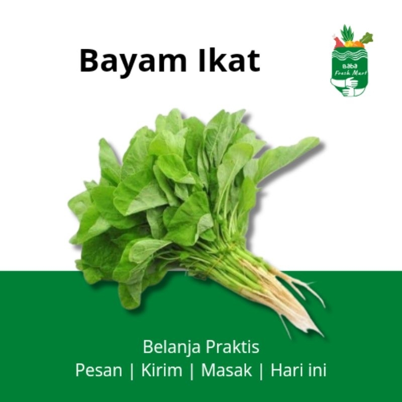 

Bayam Per 1 Ikat - Baba Freshmart